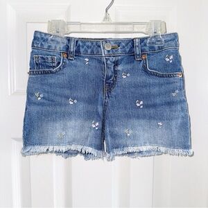 {Cat & Jack} Floral Embroidered Shorts